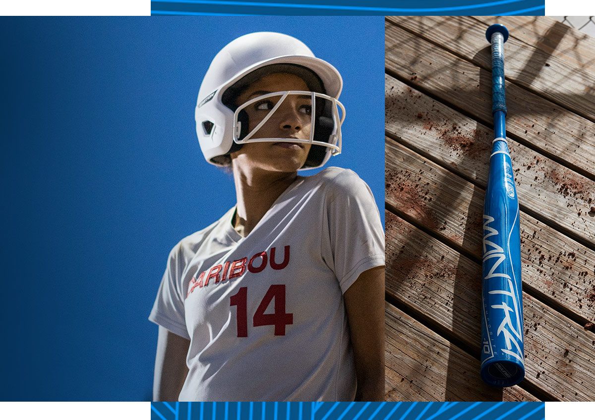 Image features the 2021 Rawlings Mantra performance softball bat.
