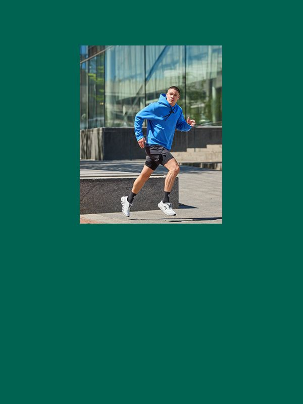 A man running