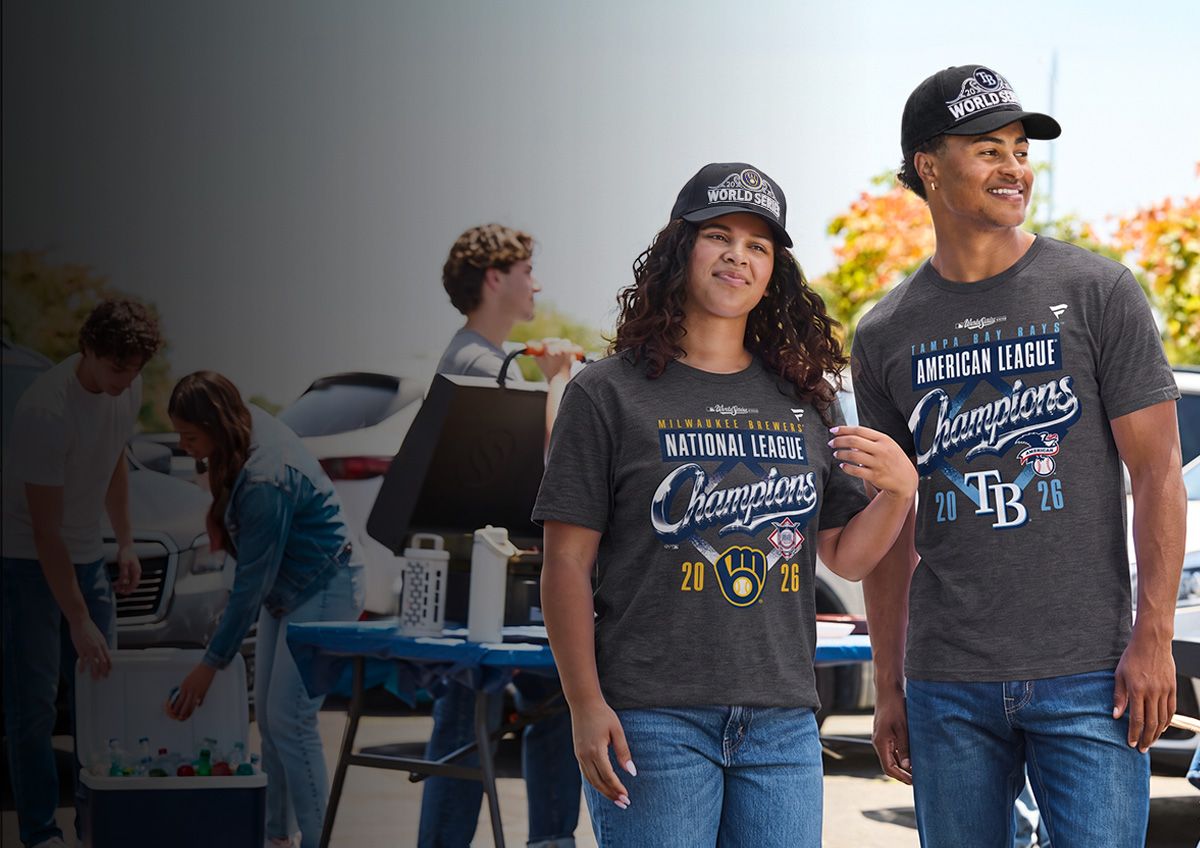 Image shows official championship team gear.