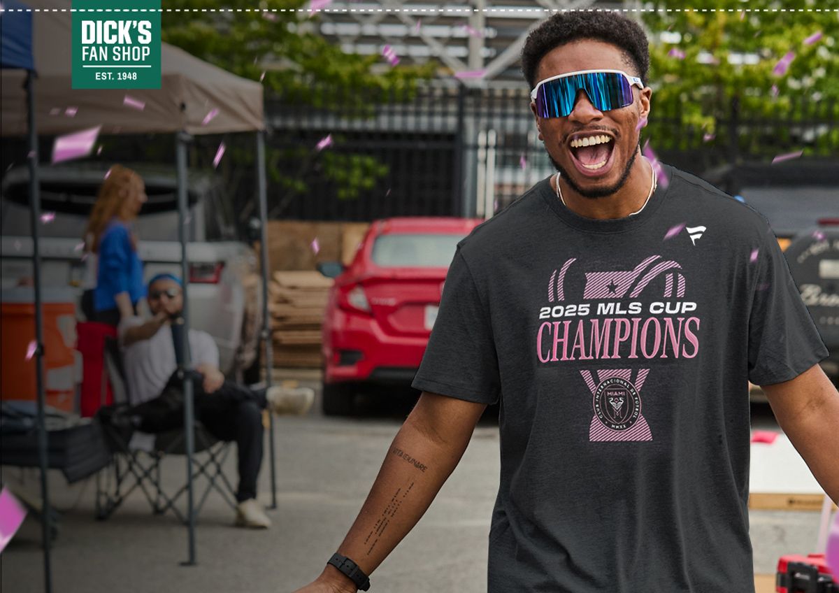 Image shows official championship team gear.