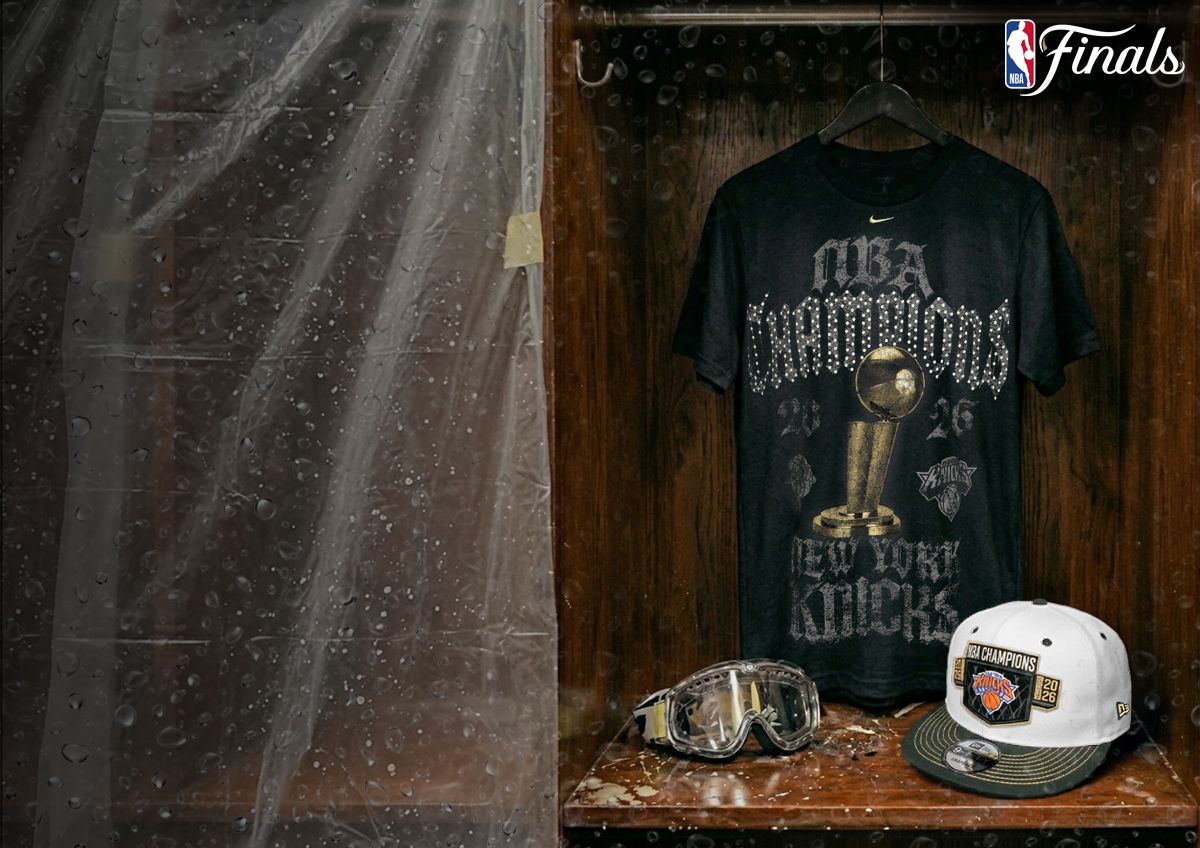 Image shows official championship team gear.