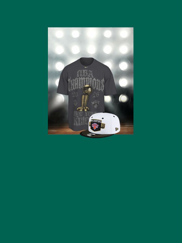 Image shows official championship team gear.