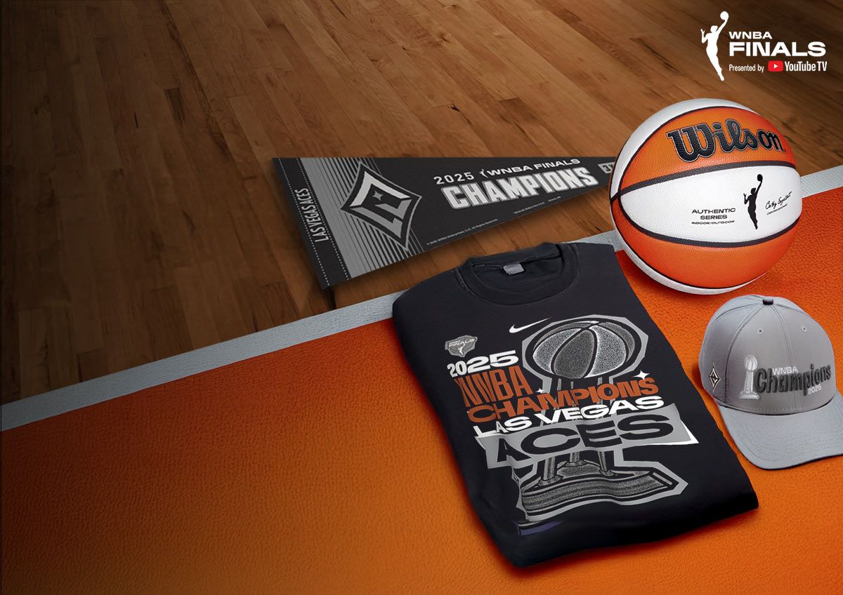 Image shows official championship team gear.