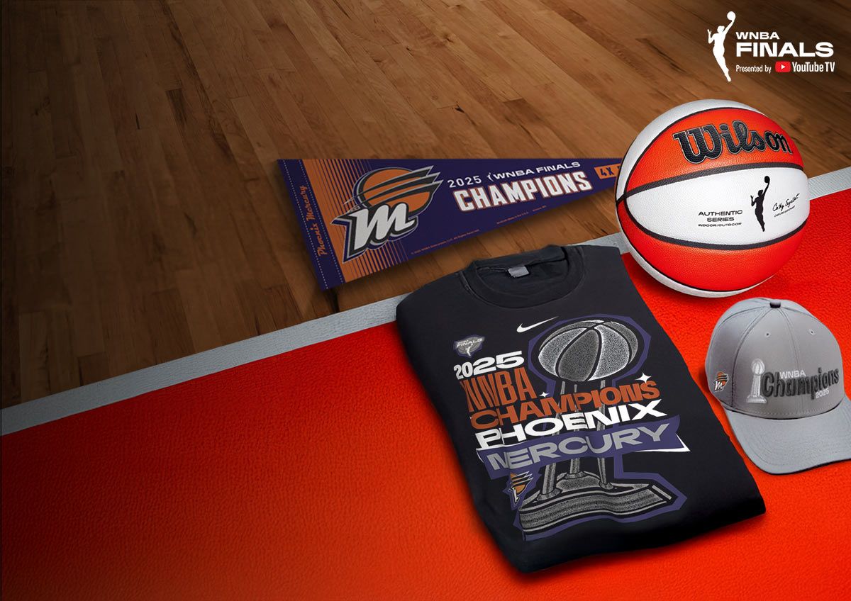 Image shows official championship team gear.