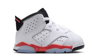 Toddler Air Jordan 6 Retro 'White Infrared'