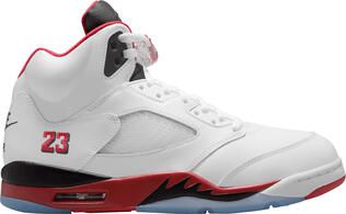 Air Jordan 5 Retro Fire Red 'Black Tongue'