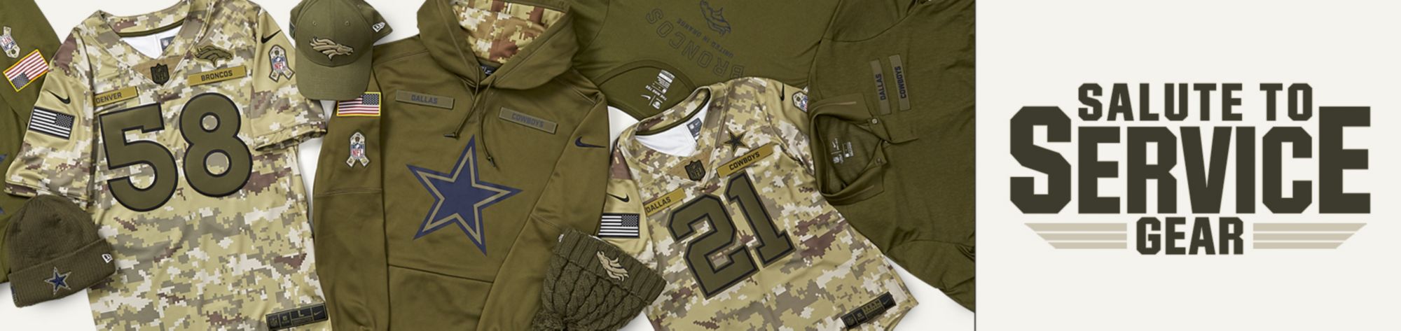 nfl salute to service gear