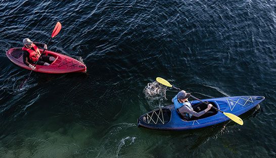 Kayak and Paddle