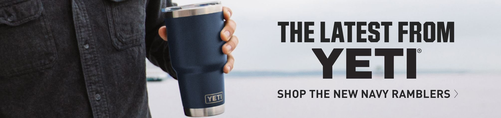 yeti navy blue rambler