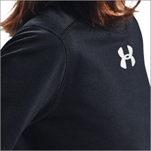 Under Armour Boys' ColdGear Mock Neck Long Sleeve Shirt